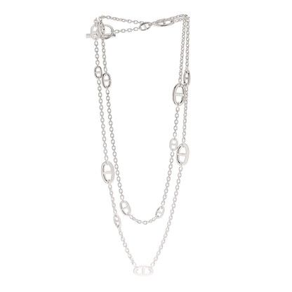 Hermes Sterling Silver Farandole Necklace 120 3 of 5