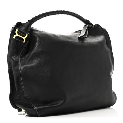 Chloe Calfskin Large Marcie Satchel Black 2 of 8