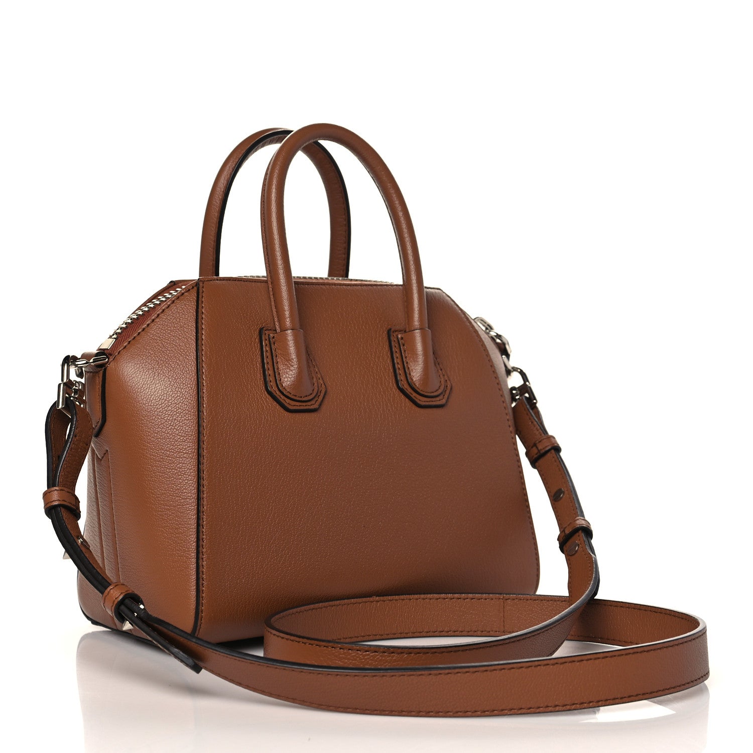 Givenchy Sugar Goatskin Mini Antigona Caramel 3 of 10