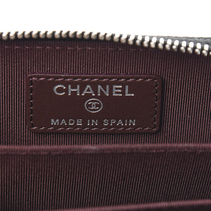 Chanel Caviar Quilted Zip Card Holder Black 5 of 6