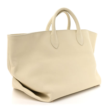 Khaite Pebbled Calfskin Medium Amelia Tote Ivory 3 of 13