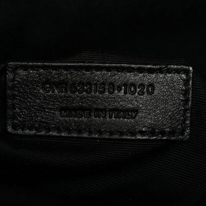 Saint Laurent Lambskin Matelasse Monogram Medium Niki Chain Satchel Opyum Red 6 of 11