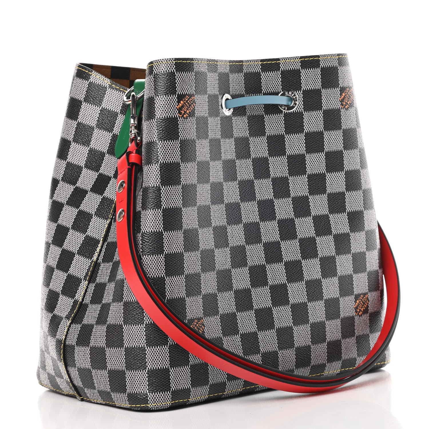 Louis Vuitton Damier Neonoe Black White 3 of 11