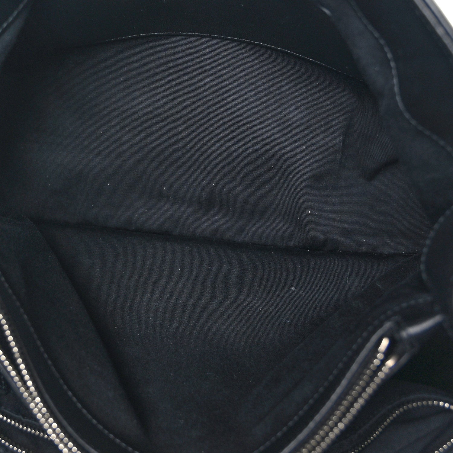 Saint Laurent Calfskin Y Quilted Monogram Large Loulou Shopper Black 6 of 11