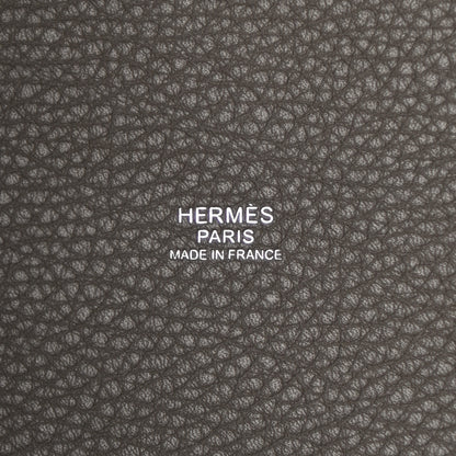 Hermes Taurillon Clemence Picotin Lock 22 MM Etain 6 of 11