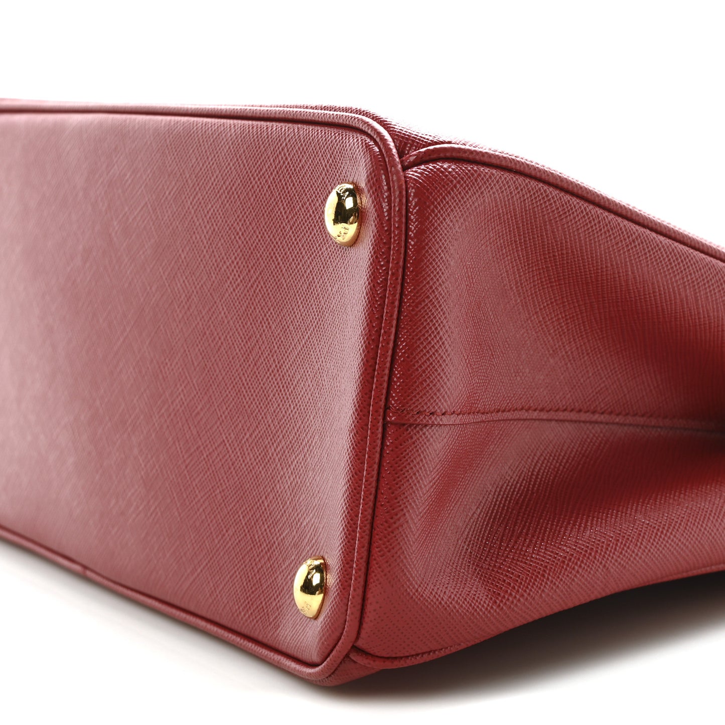 Saffiano Small Galleria Double Zip Tote Fuoco