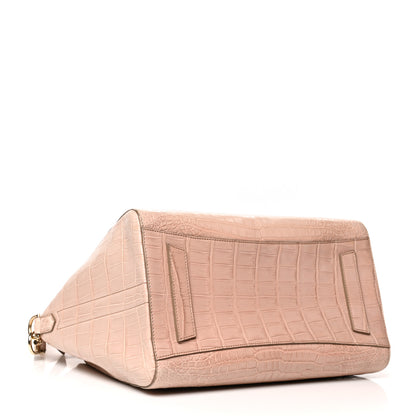 Givenchy Crocodile Medium Antigona Nude Pink 4 of 13