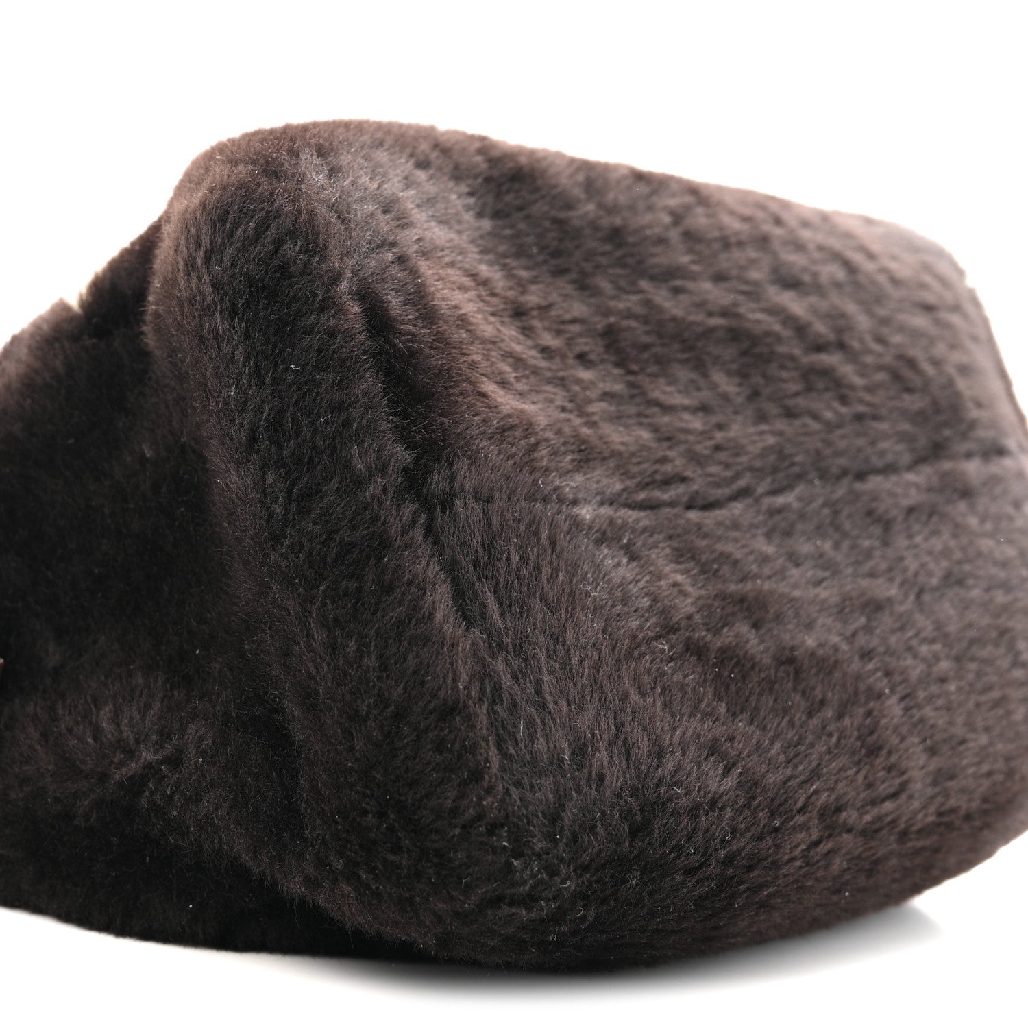 Louis Vuitton Shearling Monogram LV Ski Cozygram Speedy Bandouliere 25 Chocolate Cream 8 of 14