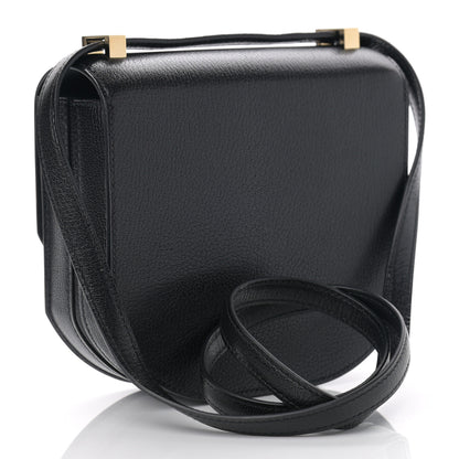 Hermes Chevre Mysore Mosaique Au 24-17 Black 3 of 11