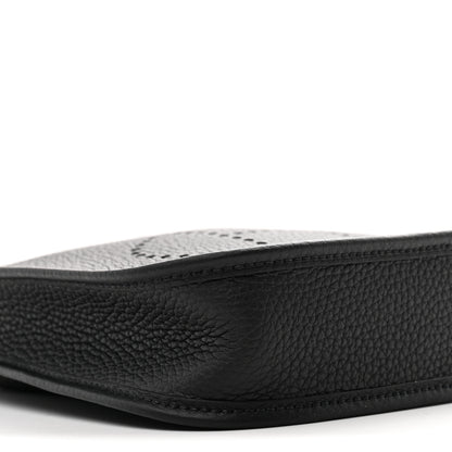 Hermes Taurillon Clemence Evelyne TPM Black 8 of 10