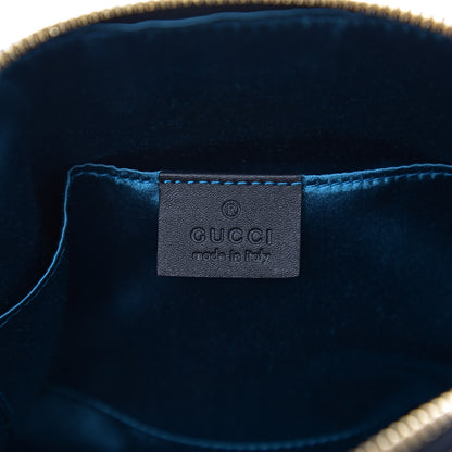 Gucci Suede Patent Web GG Small Ophidia Dome Shoulder Bag Hibiscus Red 5 of 10