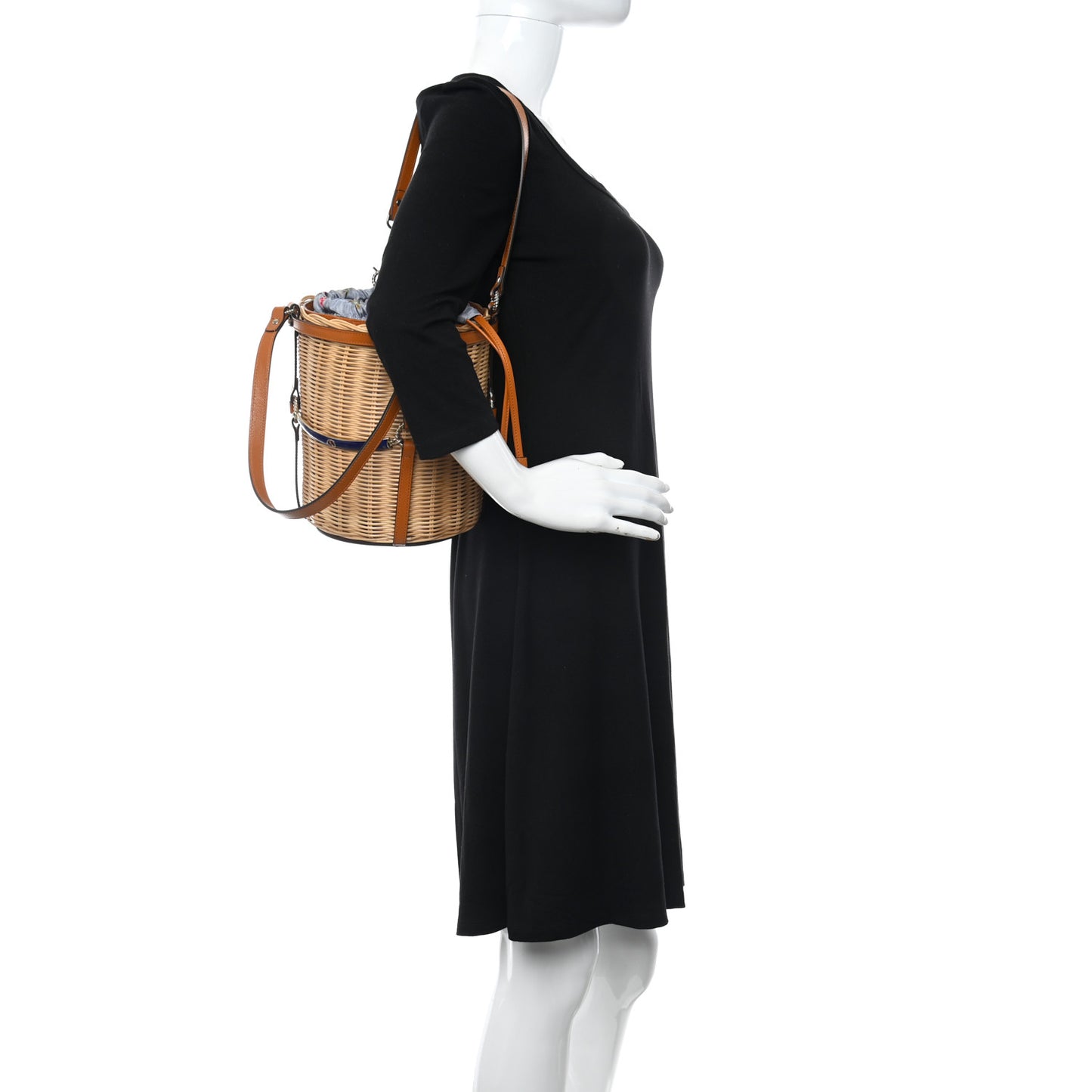 Wicker Bucket Bag Natural