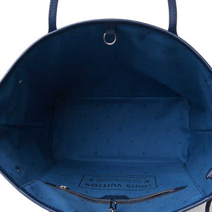 Louis Vuitton Monogram Escale Neverfull MM Blue 4 of 4
