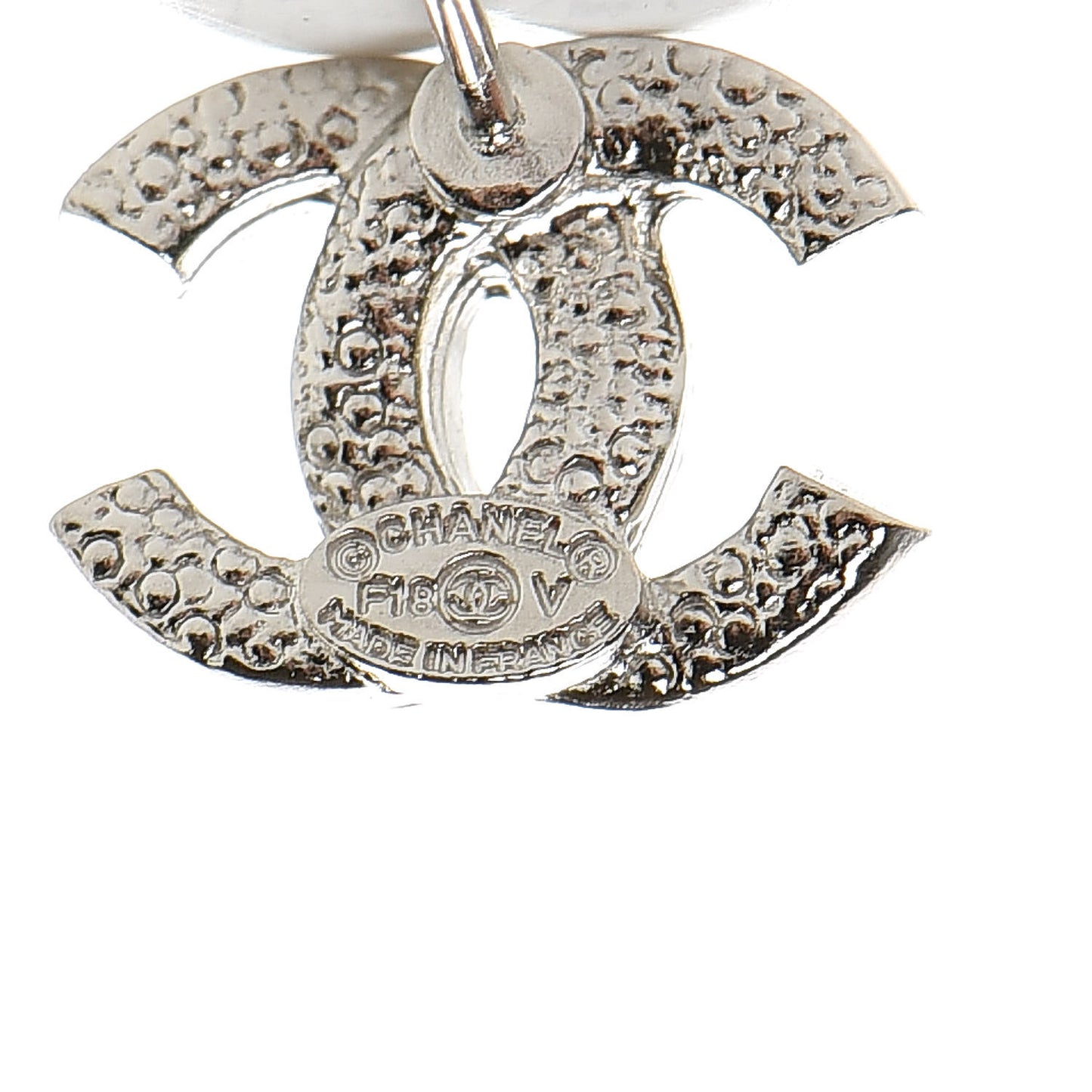 Crystal Mini Timeless CC Earrings Silver