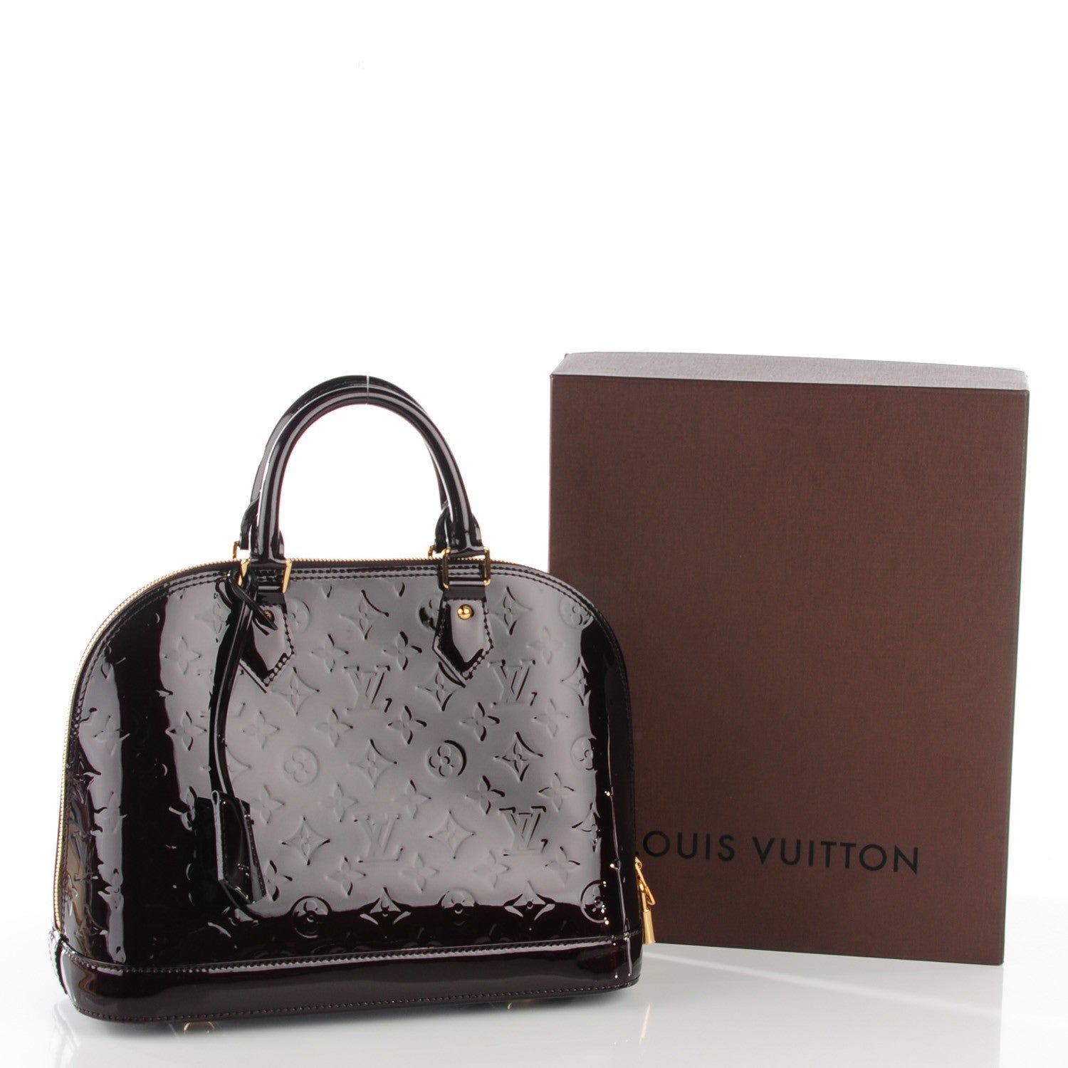 Louis Vuitton Vernis Alma PM Amarante 5 of 9
