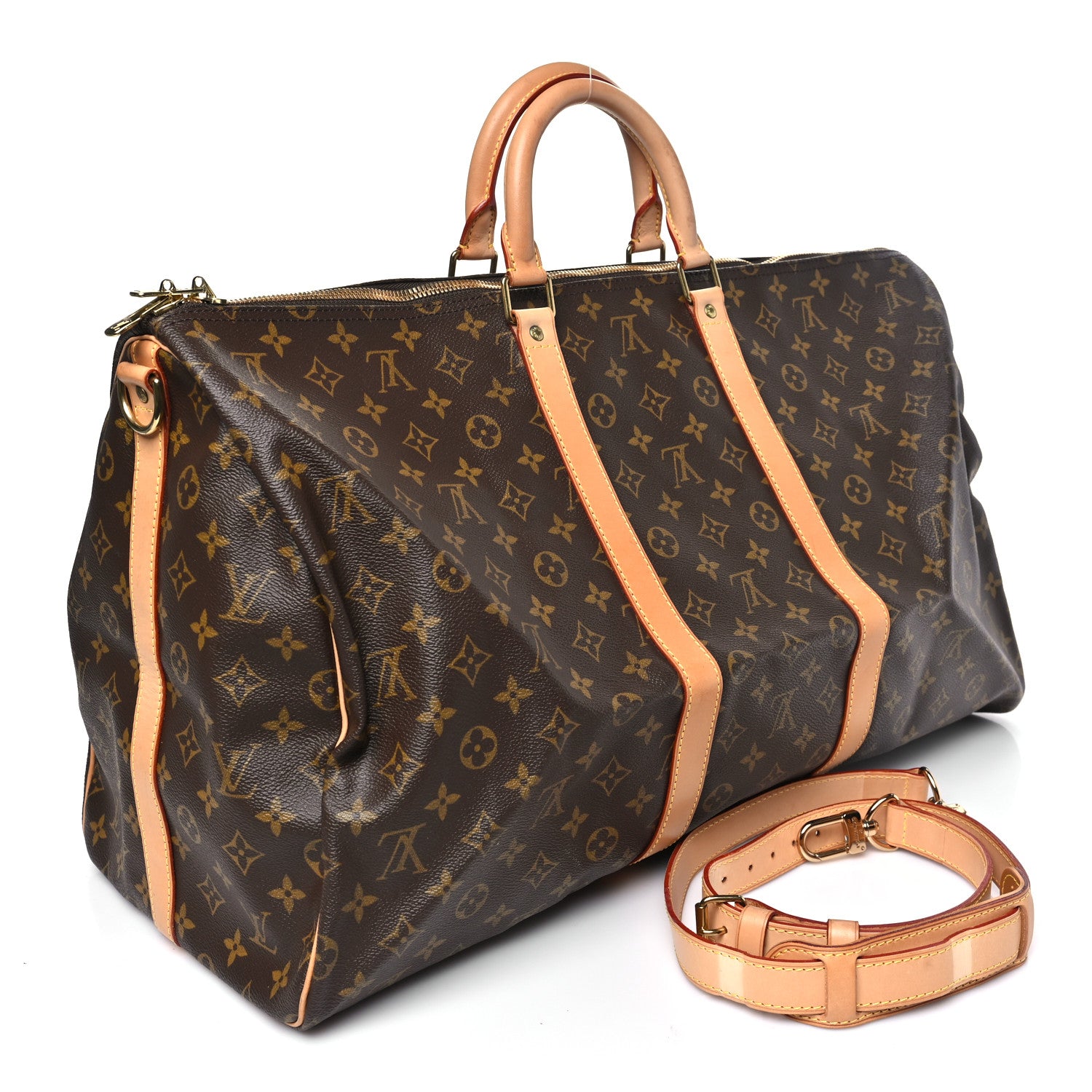 Louis Vuitton Monogram Keepall Bandouliere 55 2 of 10