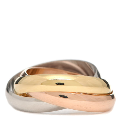 Cartier 18K Pink Yellow White Gold Classic Les Must De Cartier Trinity Ring 51 5.75 3 of 4