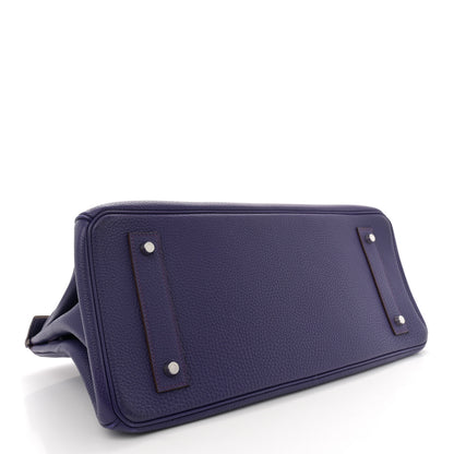 Hermes Taurillon Clemence JPG Birkin II 42 Iris 4 of 12