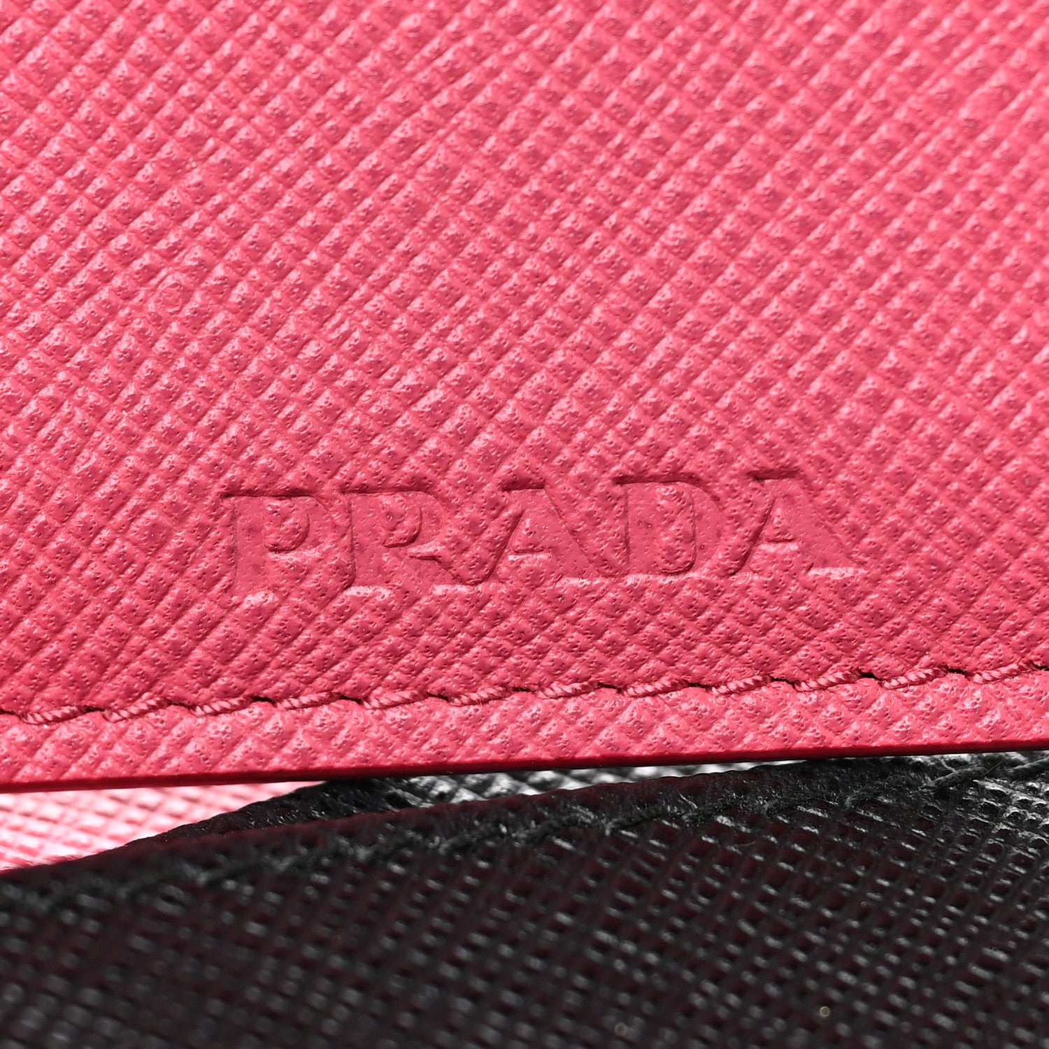 Prada Saffiano Continental Flap Wallet Black Ibisco 10 of 10