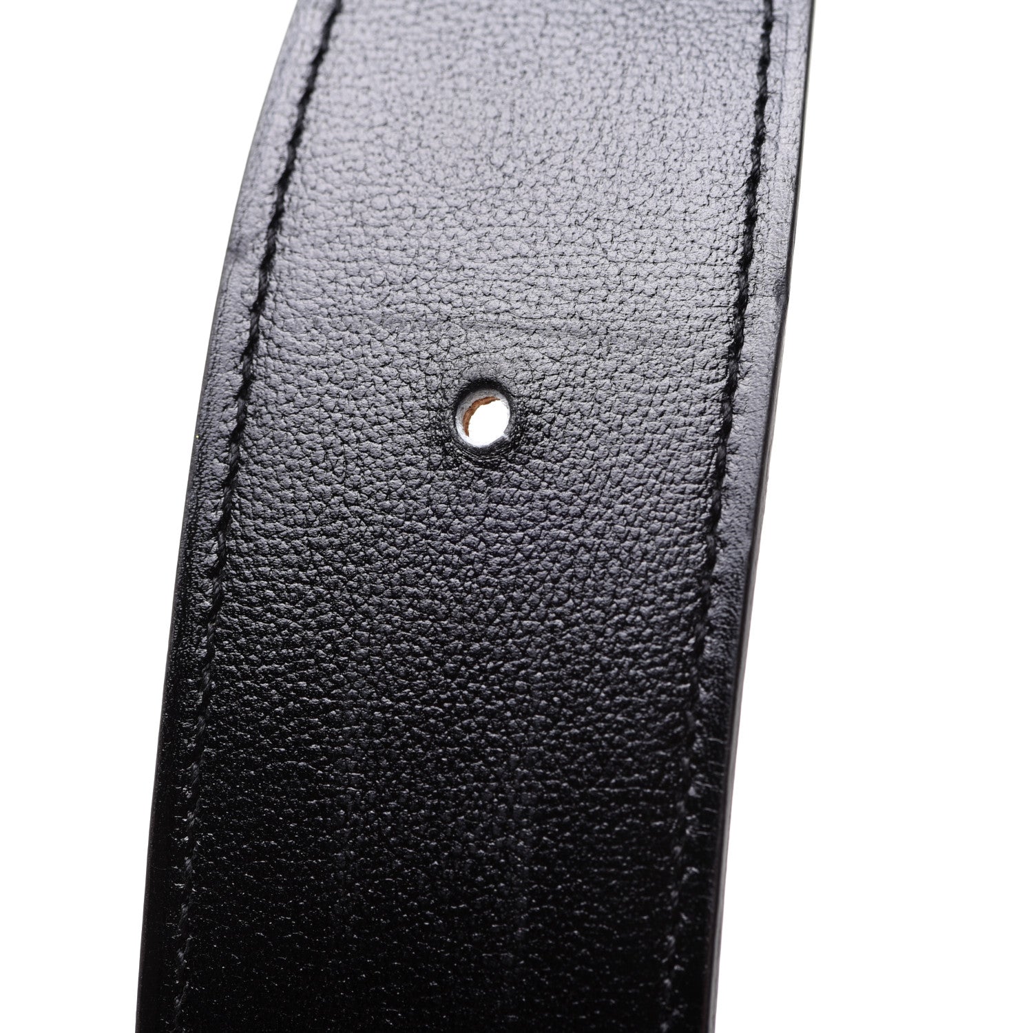 Hermes Togo 32mm Constance H Belt 105 Black Gold 4 of 8