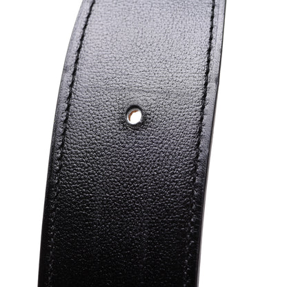 Hermes Togo 32mm Constance H Belt 105 Black Gold 4 of 8