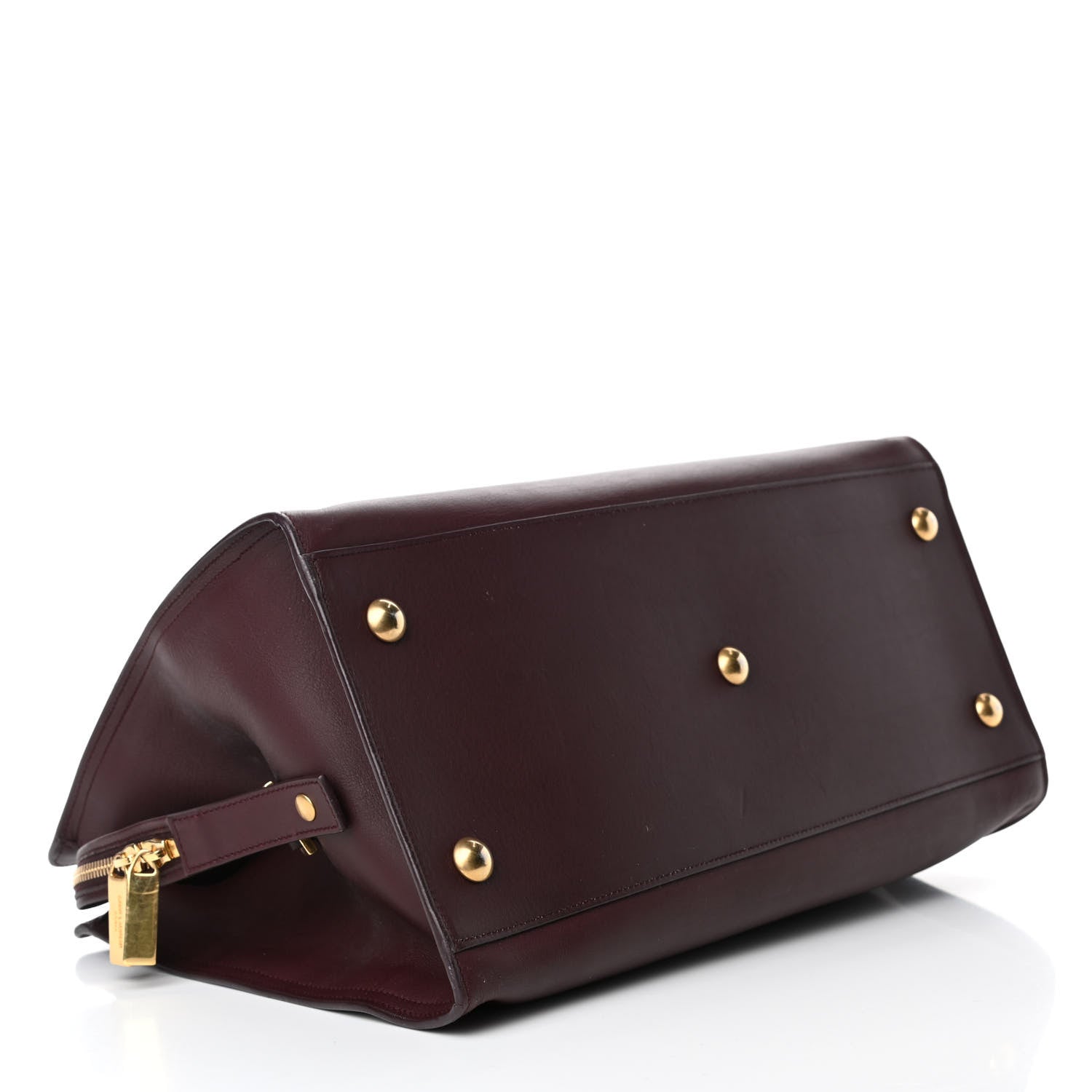 Saint Laurent Calfskin Medium Classic Y Cabas Bordeaux 3 of 6