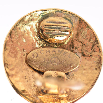 Chanel CC Drop Clip On Earrings Gold 5 of 6