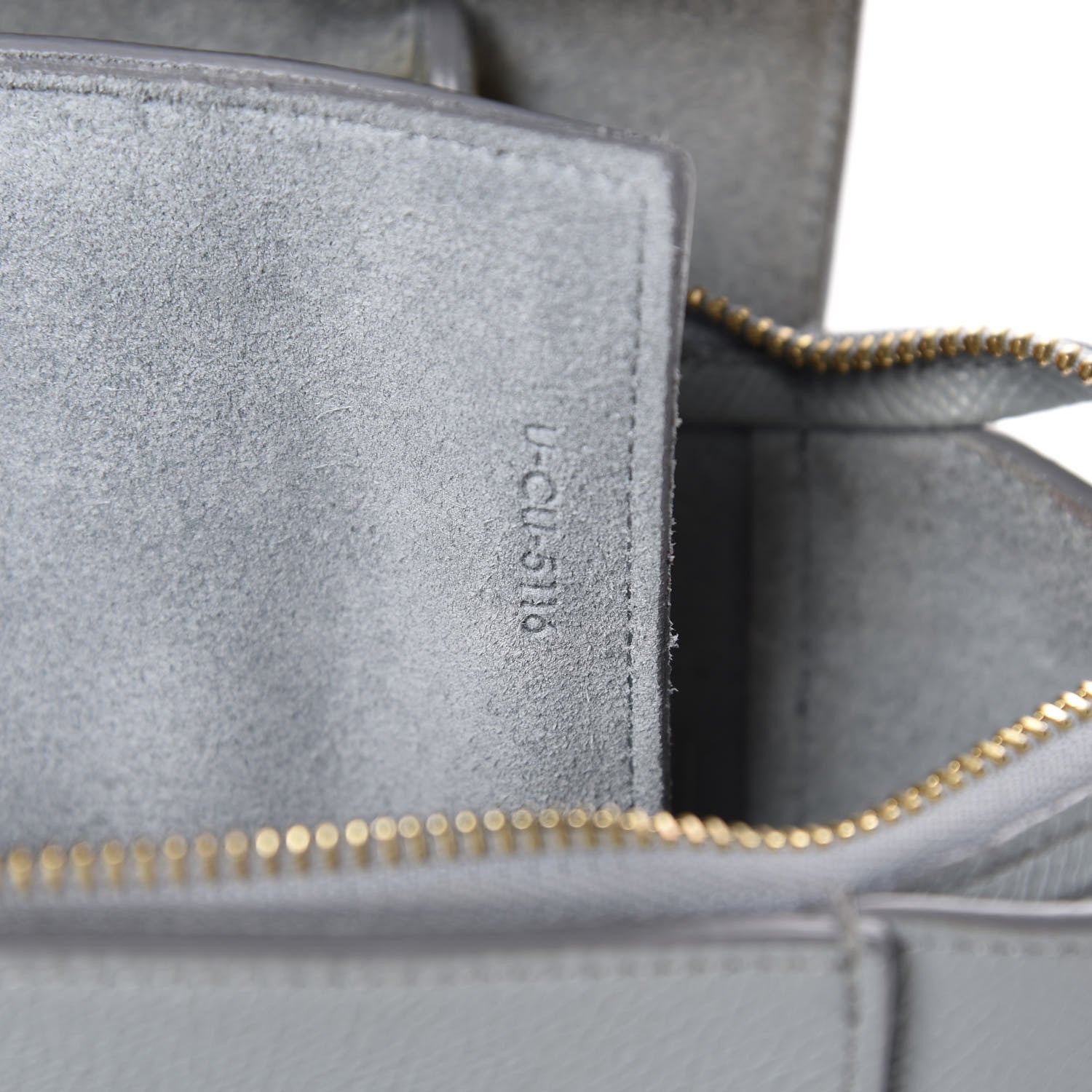 Celine Grained Calfskin Micro Belt Bag Cloud 9 of 12