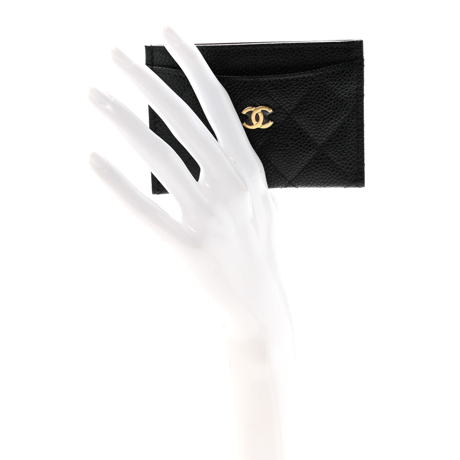 Chanel Caviar Quilted Card Holder Black 2 of 9