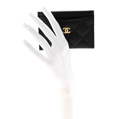 Chanel Caviar Quilted Card Holder Black 2 of 9