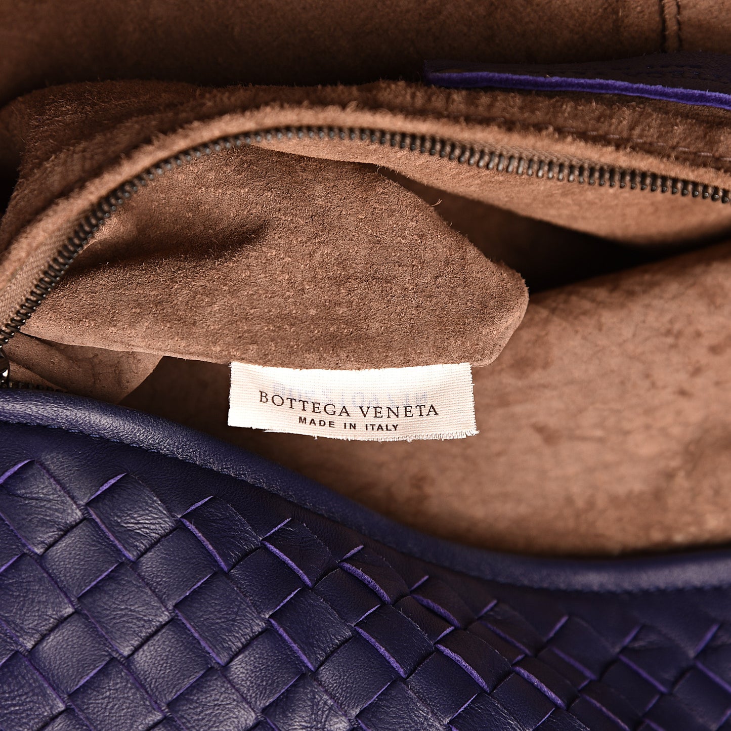 Nappa Intrecciato Large Seamless Tote Atlantic