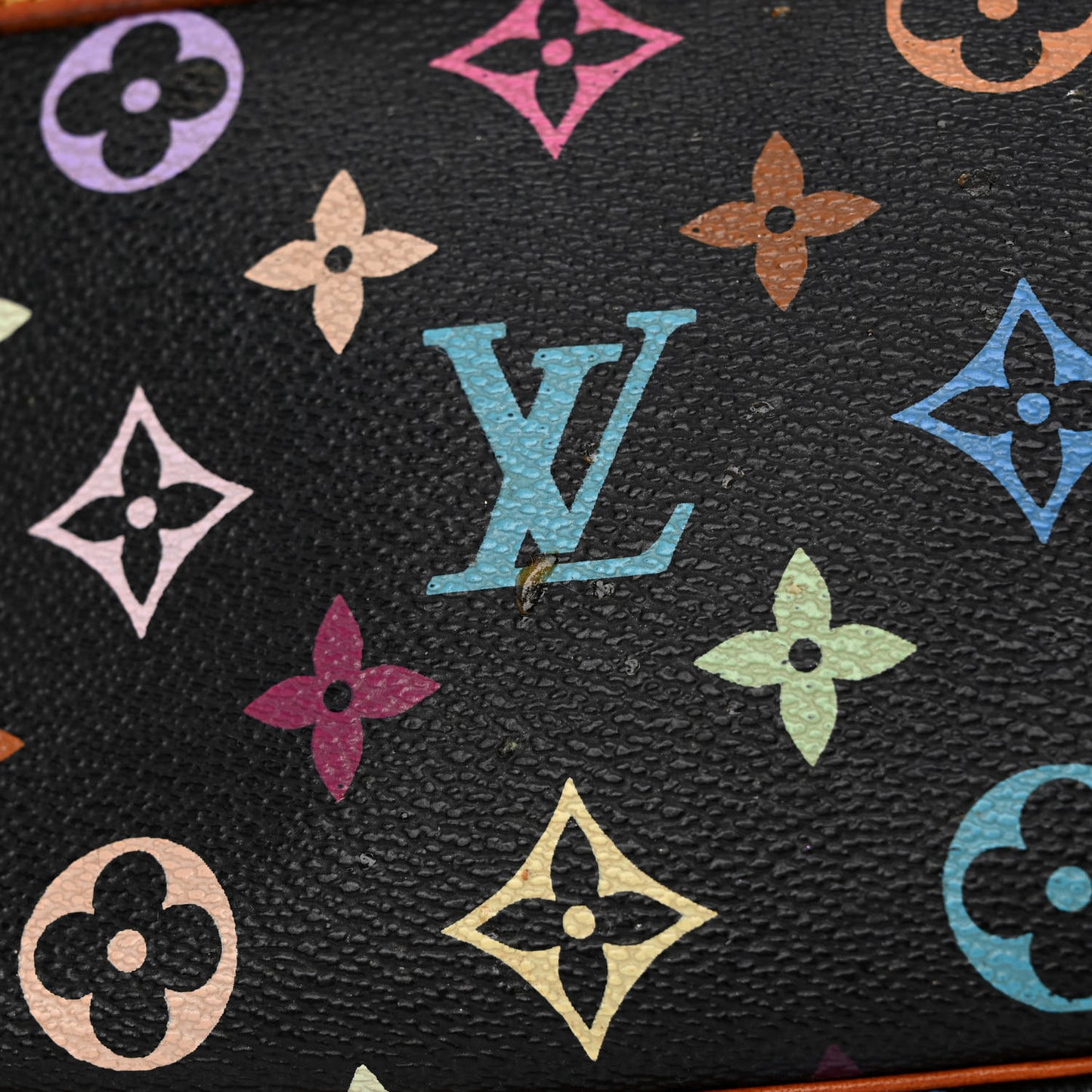 Monogram Multicolor Pochette Accessories Black