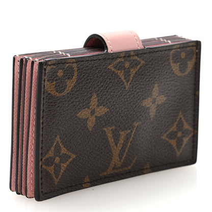 Louis Vuitton Monogram Gusset Card Holder Rose Ballerine 3 of 7