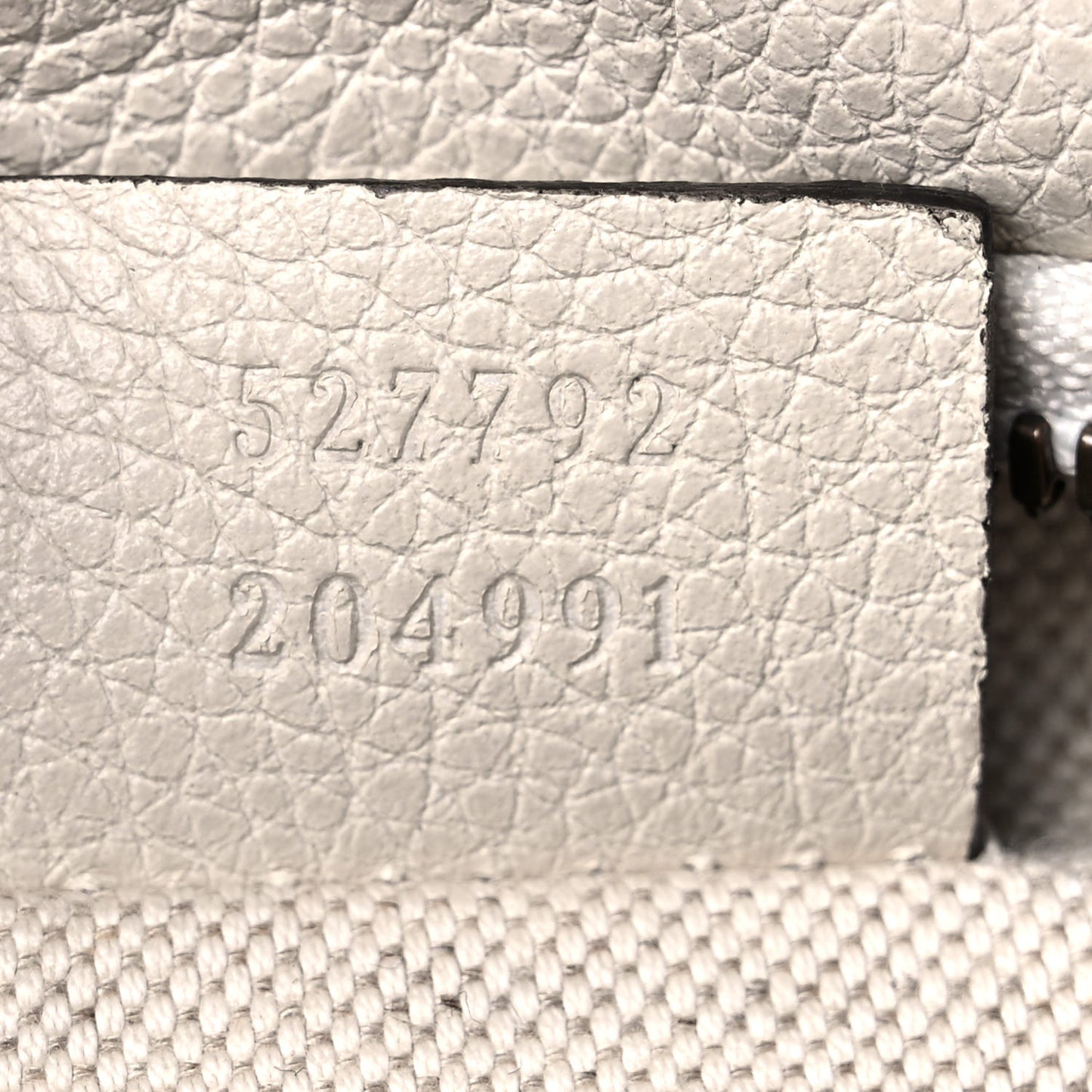 Grained Calfskin Small Logo Belt Bag White