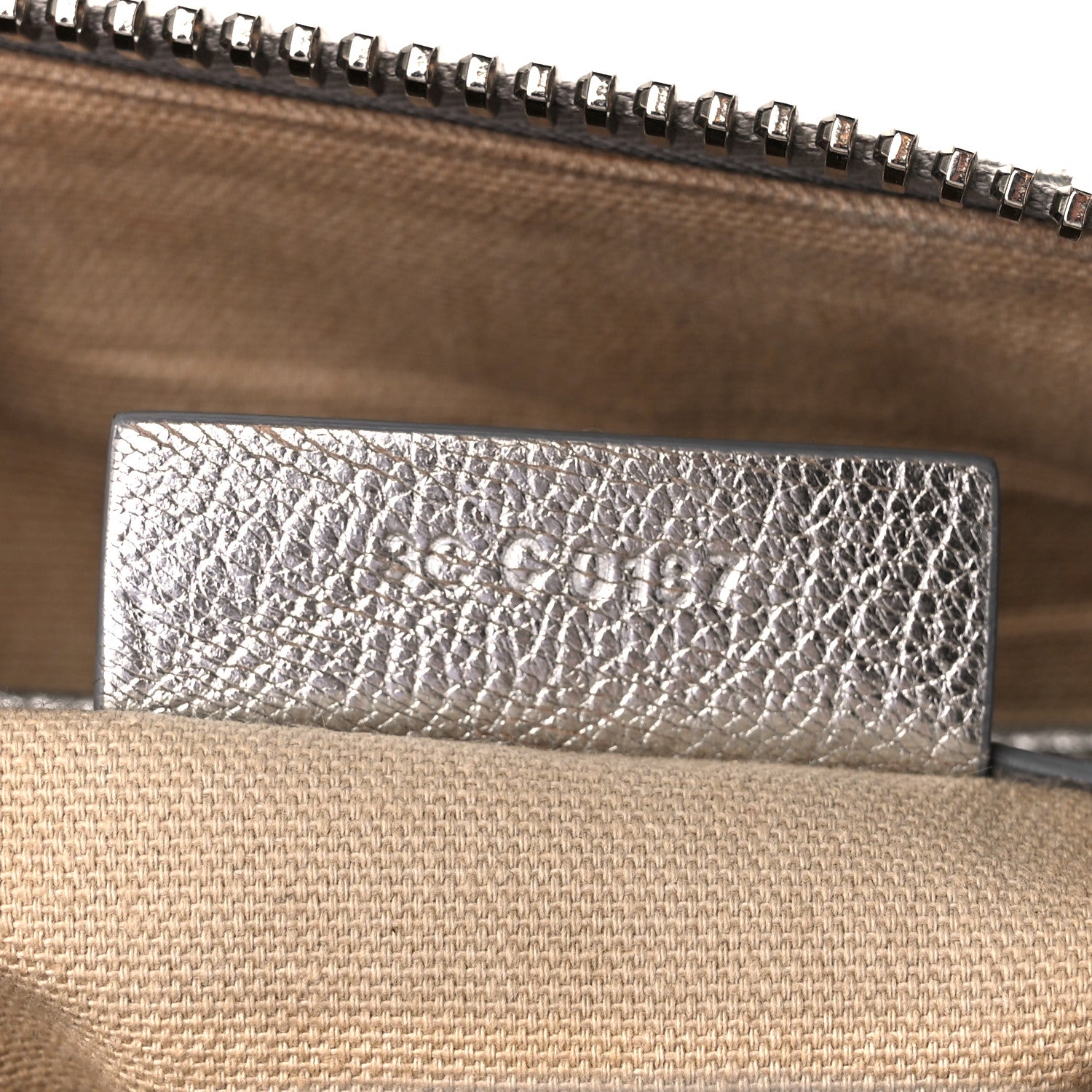 Givenchy Metallic Sugar Goatskin Small Antigona Silver 8 of 18