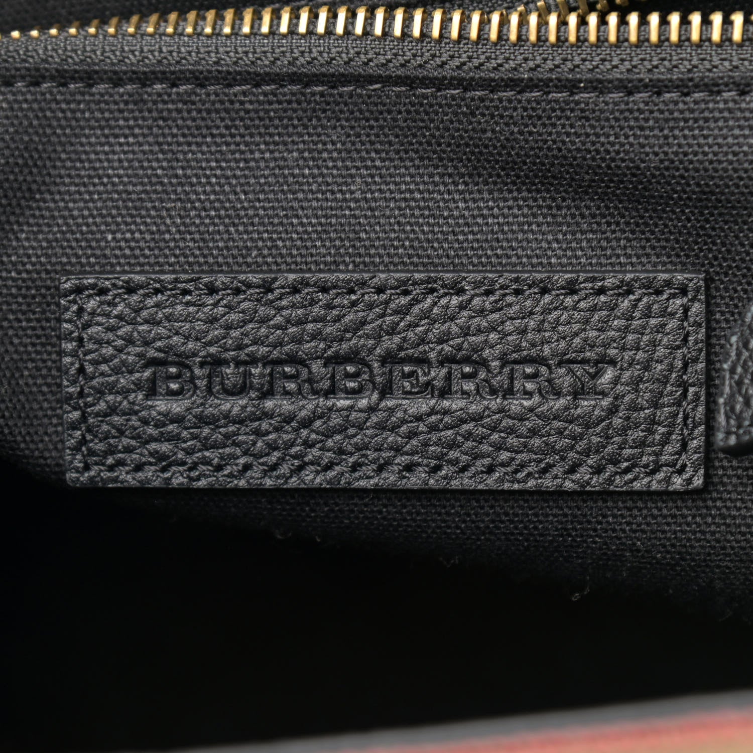 Burberry Canvas Mega Check Small Baildon Messenger Bag Black 5 of 10
