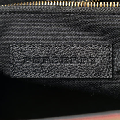 Burberry Canvas Mega Check Small Baildon Messenger Bag Black 5 of 10