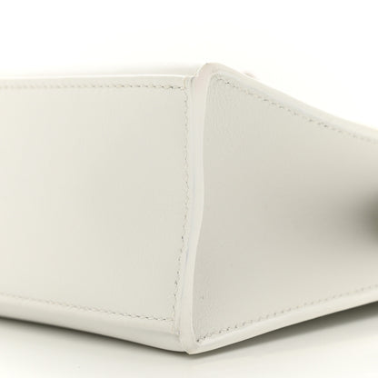 Hermes Swift Kelly Pochette Clutch White 9 of 9