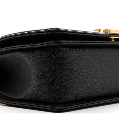 Chanel Caviar Quilted Medium Boy Flap Black 9 of 12