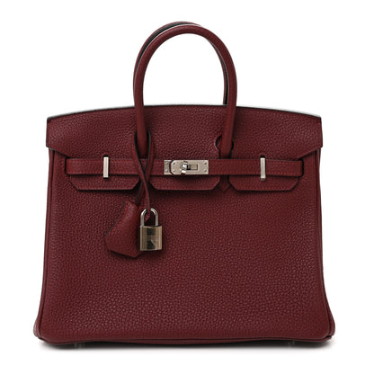 Hermes Togo Birkin 25 Rouge H 1 of 12