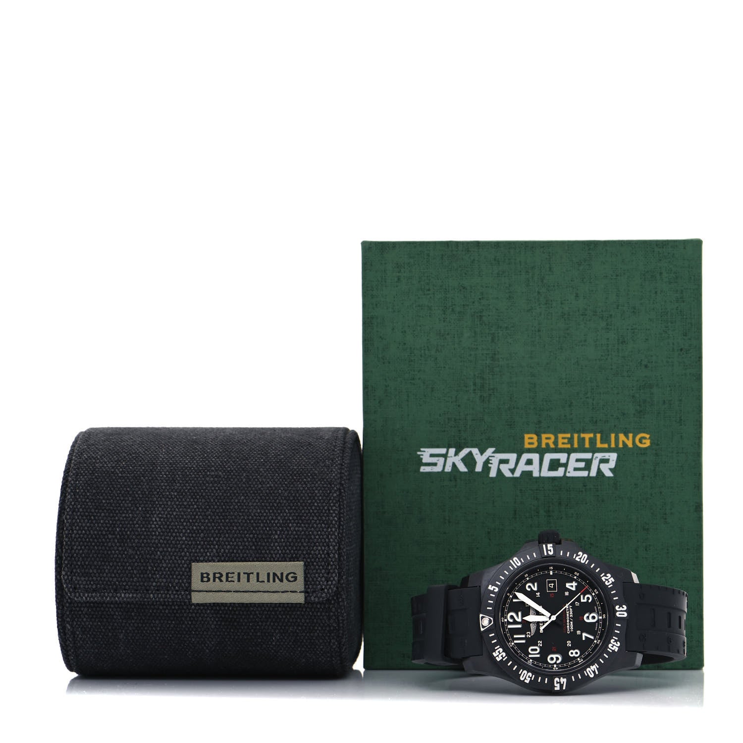 Breitling Breitlight Rubber 45mm Colt Skyracer Quartz Watch Black X74320 5 of 5