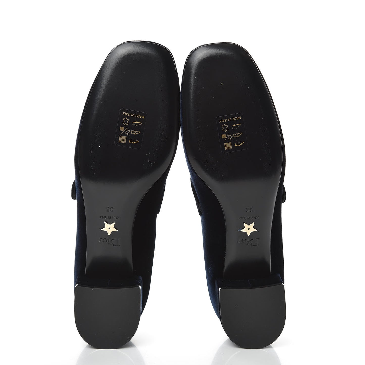 Velvet Baby-D Ballet Pumps 38 Deep Blue