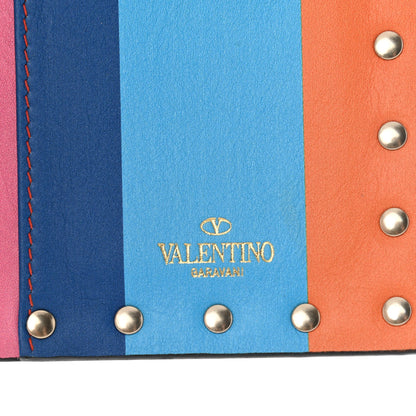 Valentino Garavani Vitello 1973 Rockstud Wristlet Wallet Multicolor 7 of 11