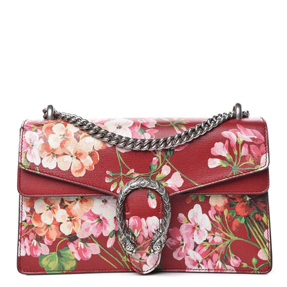 Gucci Calfskin Blooms Print Small Dionysus Shoulder Bag Romantic Cherry Multicolor 1 of 11