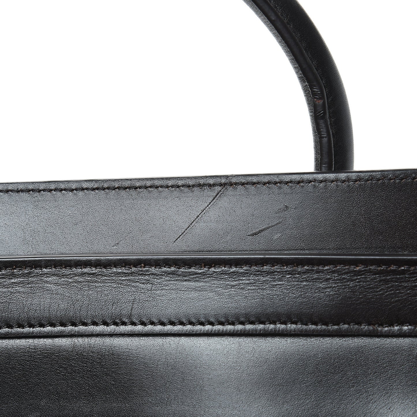 Textile Smooth Calfskin Micro Luggage Dark Blue Black