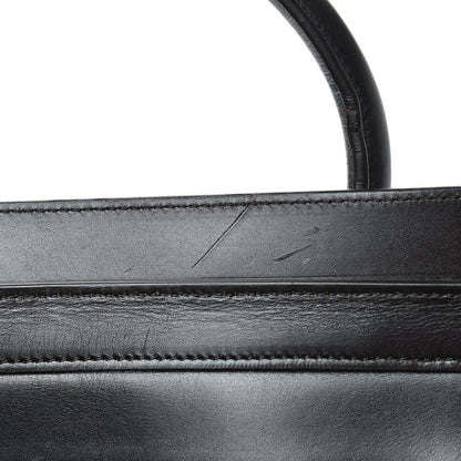 Celine Textile Smooth Calfskin Micro Luggage Dark Blue Black 10 of 17