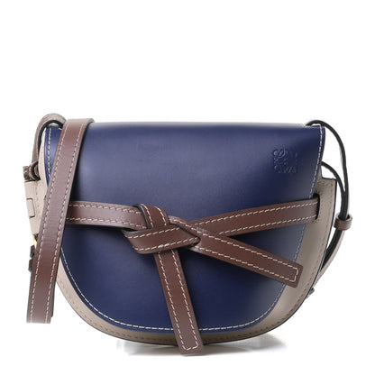 Loewe Soft Calfskin Small Gate Crossbody Bag Marine Light Oat 1 of 5
