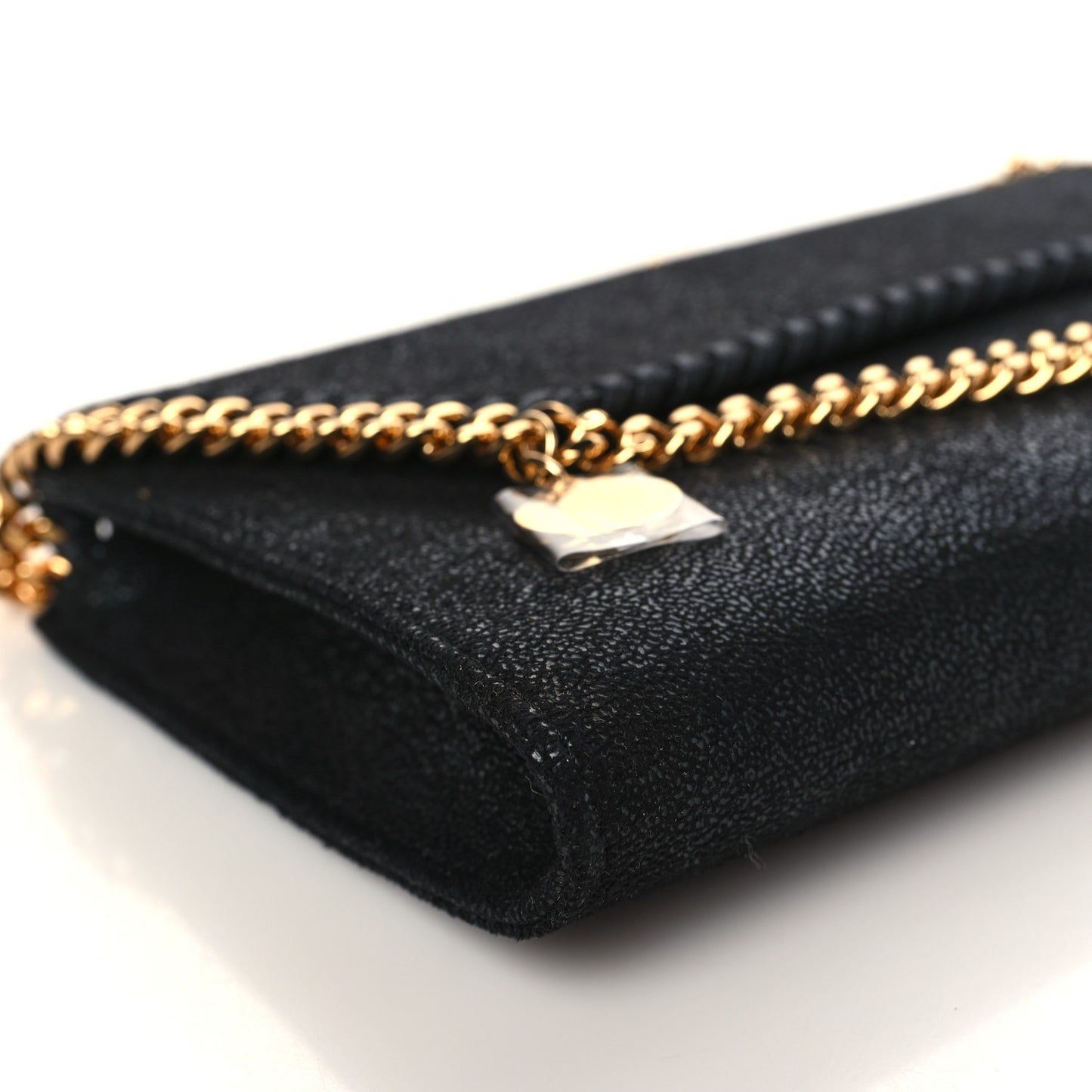 Shaggy Deer Mini Falabella Crossbody Bag Black