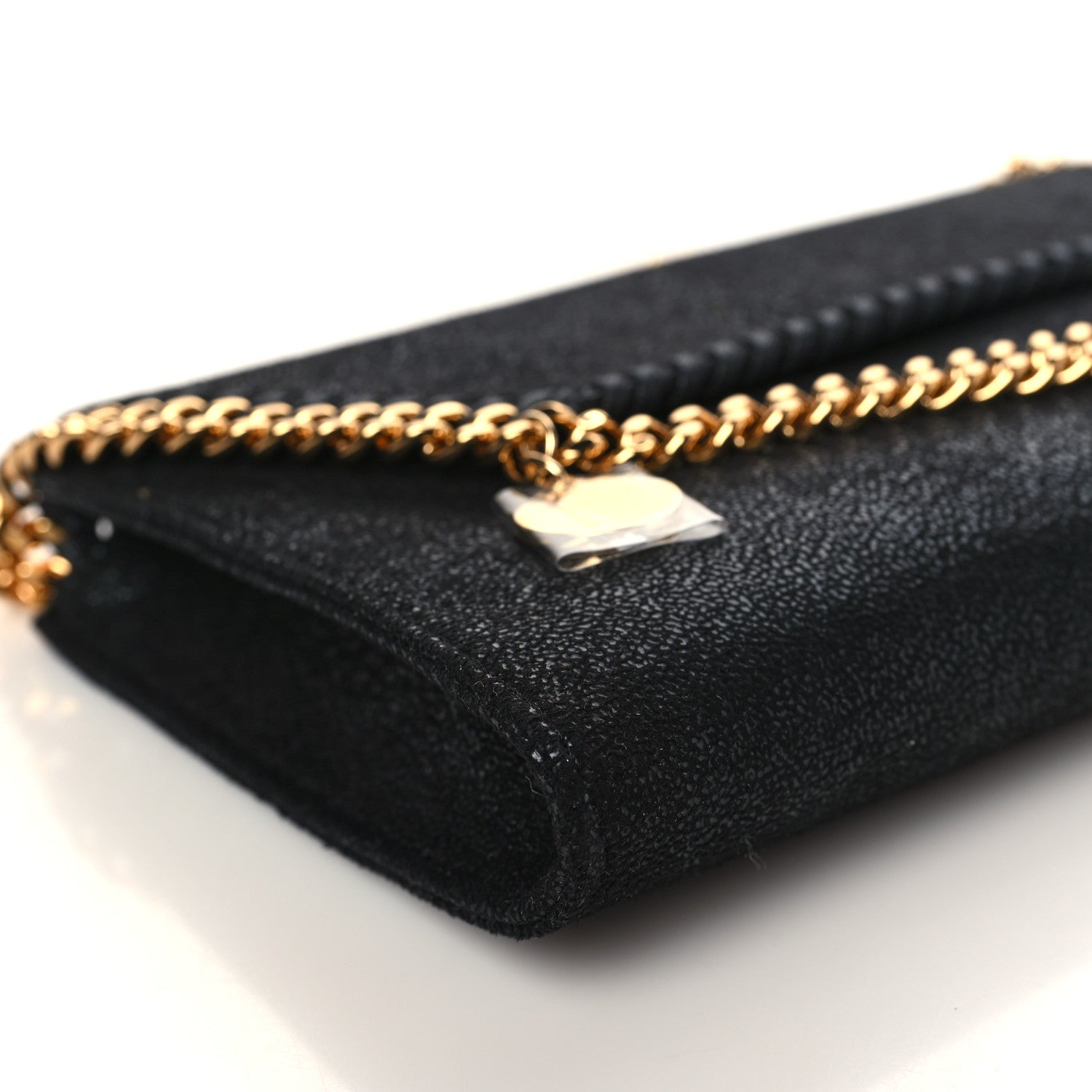 Stella McCartney Shaggy Deer Mini Falabella Crossbody Bag Black 7 of 8