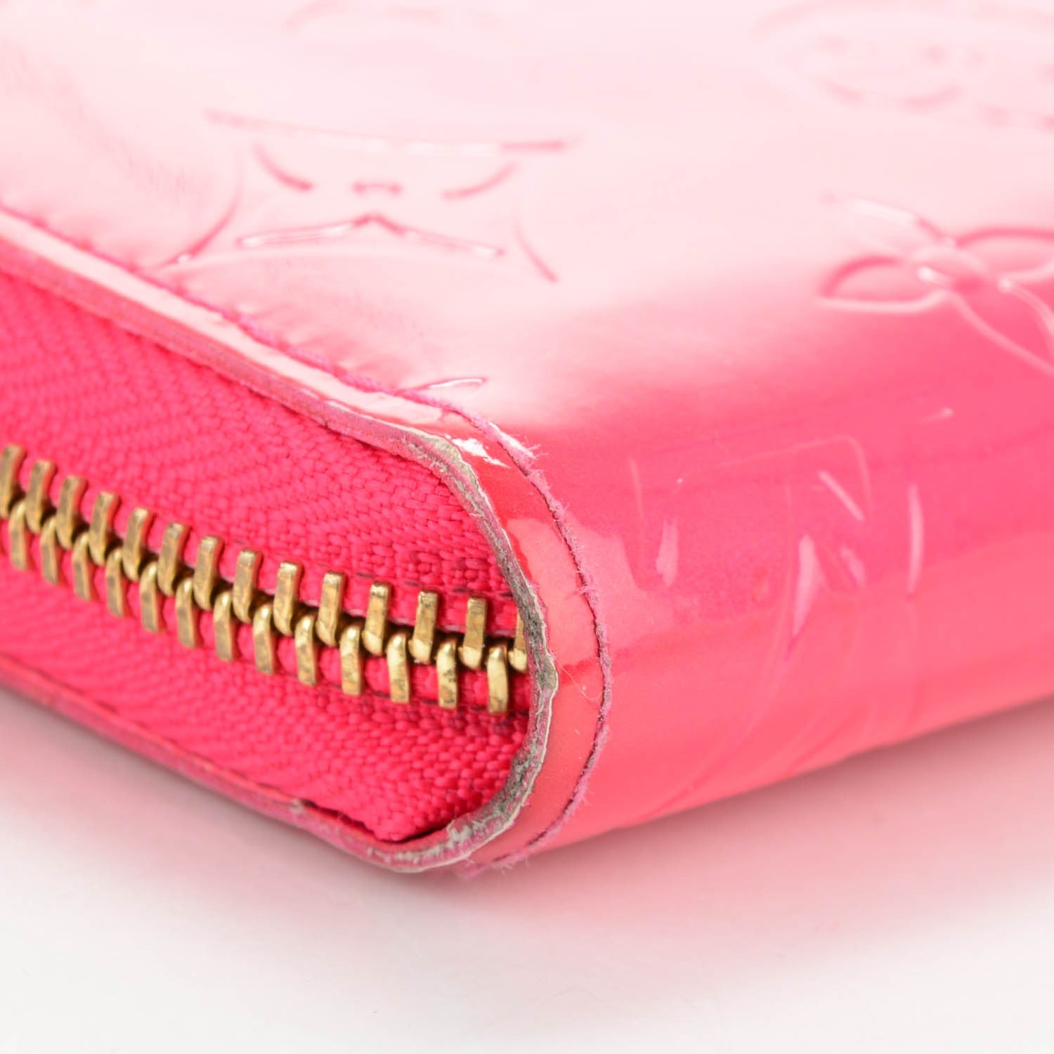 Louis Vuitton Vernis Zippy Wallet Rose Pop 9 of 9